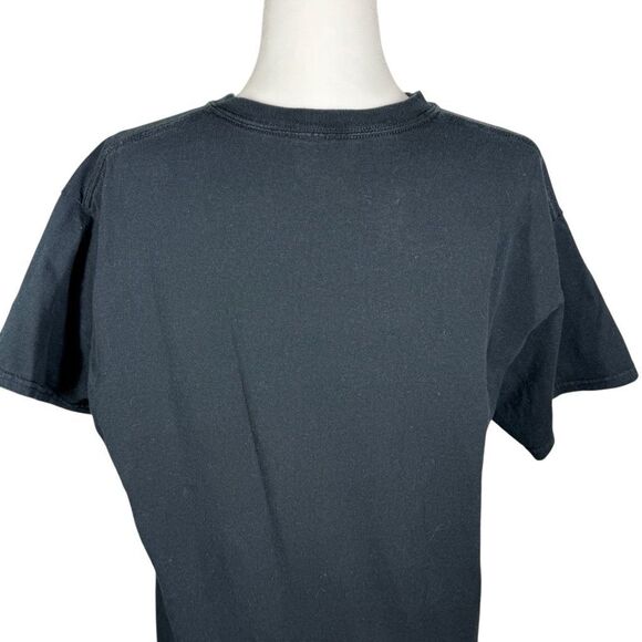 Vintage Chicago Blackhawks Black Short Sleeve Graphic T-shirt Size L Crew Neck - Picture 5 of 7